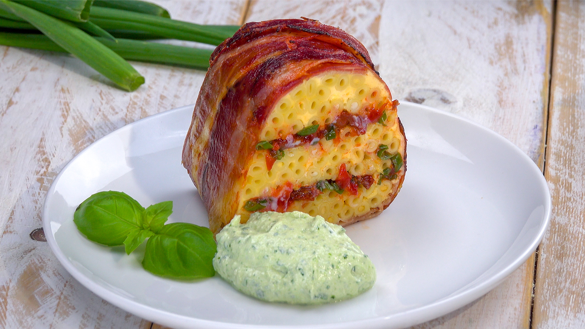 Gâteau de macaroni aux légumes
