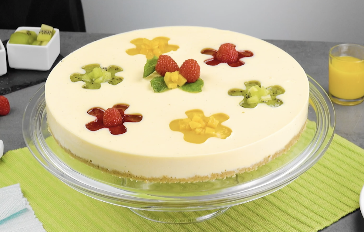 Pudding fleuri à la vanille