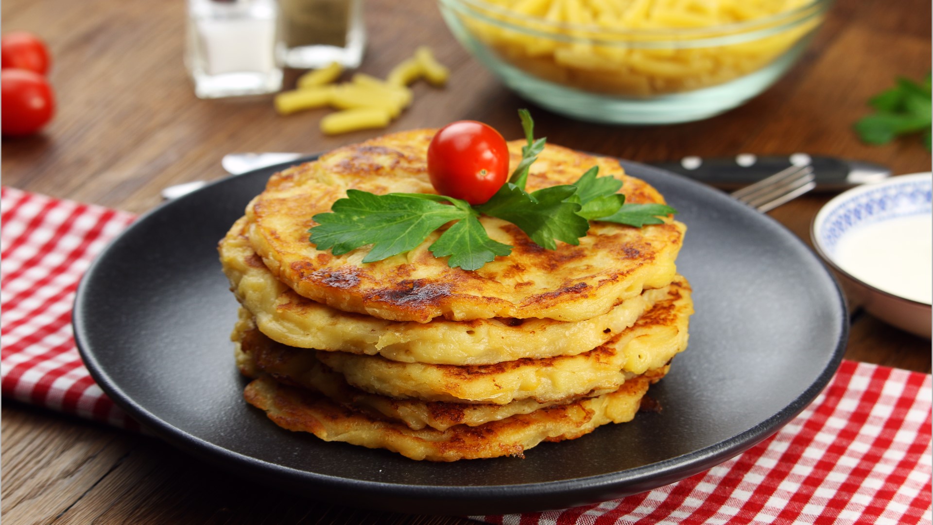 Pancakes façon mac’n’cheese
