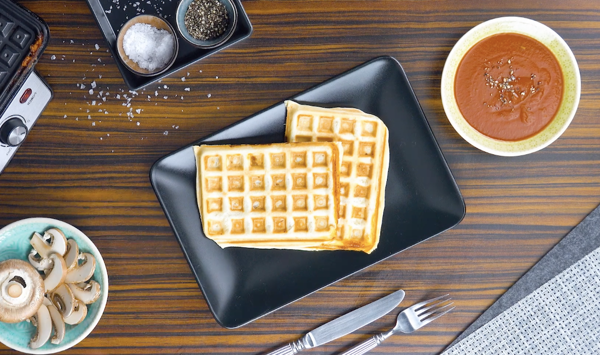 pizza gaufre